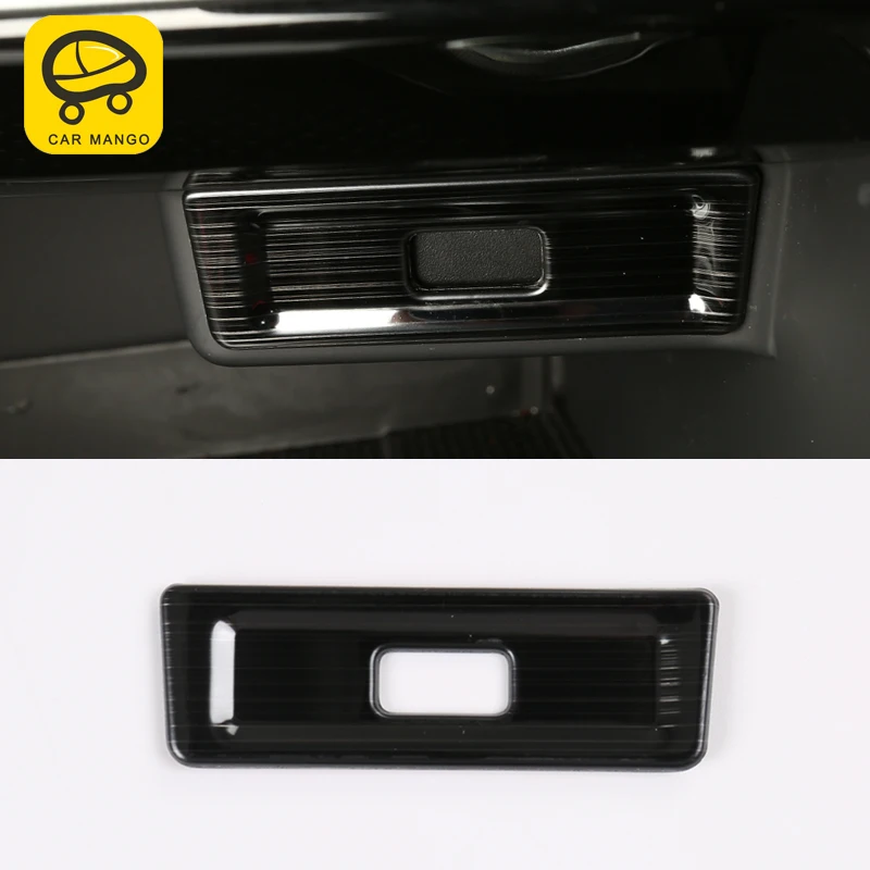 Карманго для Фольксваген T-ROC Авто Стайлинг центральная консоль USB рамка отделка наклейки Чехлы аксессуары для интерьера