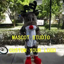 Спортивный Талисман «Олень», карнавальный костюм, вечерние костюмы для игр, наряд на Хэллоуин для взрослых, с фабрики