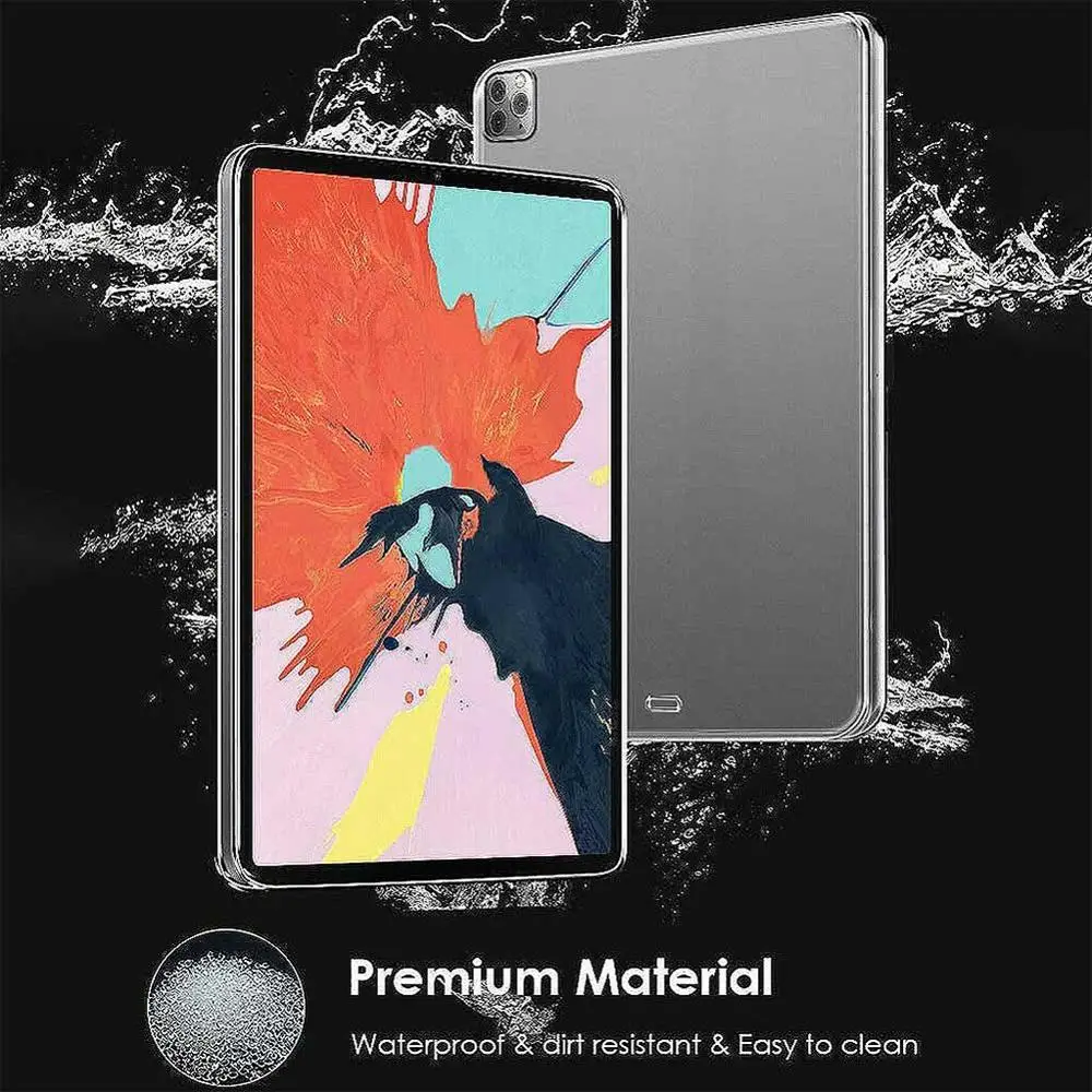 TPU чехол для iPad Pro 12 9 2017 A1670 A1671 прозрачный защитный планшета Чехол дюймов 2020 ТПУ