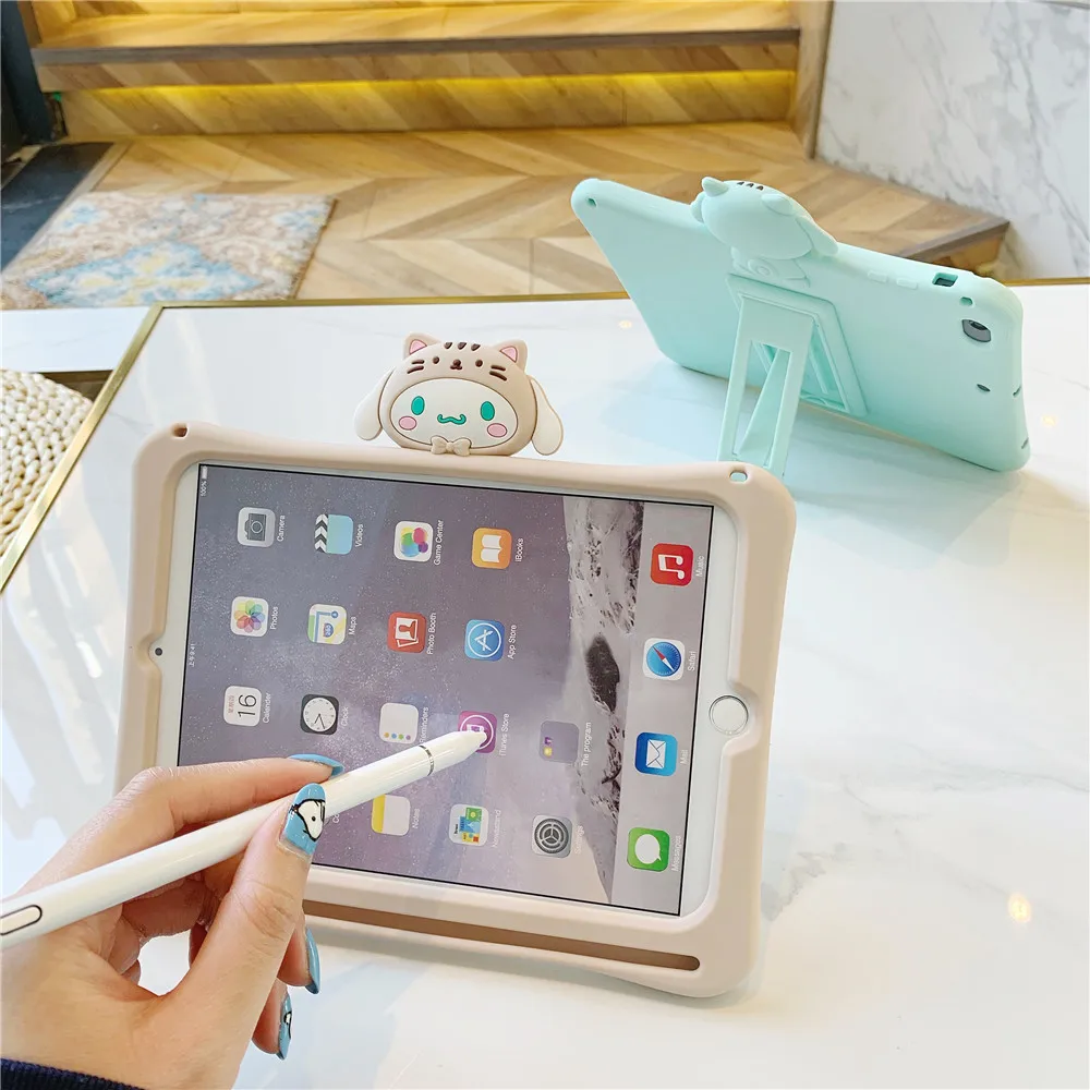 Coque Мягкий силиконовый чехол для iPad воздуха 2019 10 5 ''Симпатичные регулируется