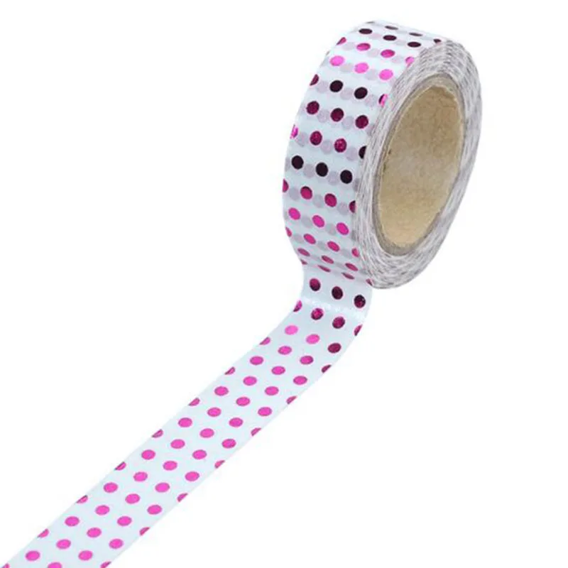 1 Roll DIY Adhesive Scrapbook Masking Tape Sticker Craft Decor 15mm X 10m