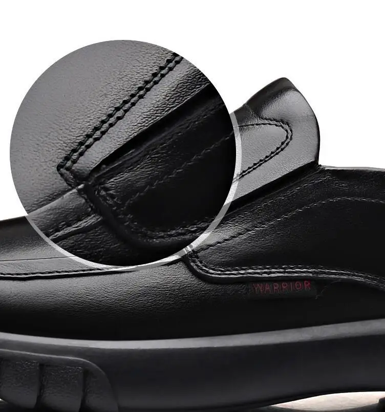 Г. Мужская обувь из натуральной кожи размеры 38-47, Кожаные Мягкие Нескользящие резиновые Лоферы обувь для мужчин, повседневная обувь из натуральной кожи без шнуровки