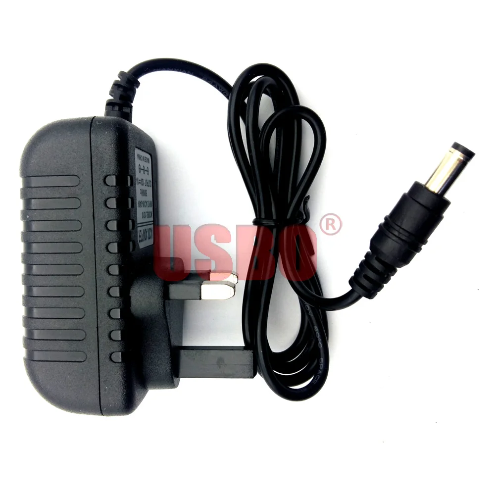 Черный 12V 1A Британский Универсальный 100 V/240C AC в DC 5,5*2,5mm& 5,5*2,1mm UK адаптер питания для Светодиодный светильник бар маршрутизатор с мониторингом