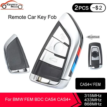 

KEYECU Modified for BMW CAS4 CAS4+ FEM BDC Smart Remote Key 3 Buttons 315MHZ YGOHUF5662,434MHZ YGOHUF5767,868MHZ YGOHUF5661