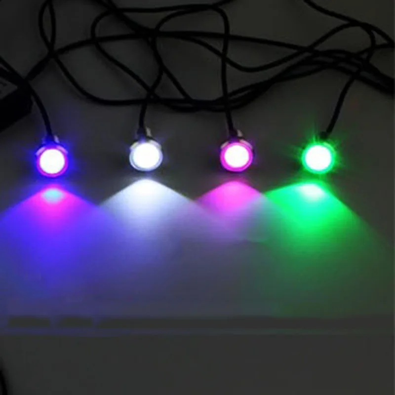 

4PCS LED Boat Light Waterproof Outrigger Spreader Transom Underwater Troll Marine Dock Night Light Outdoor Lighting