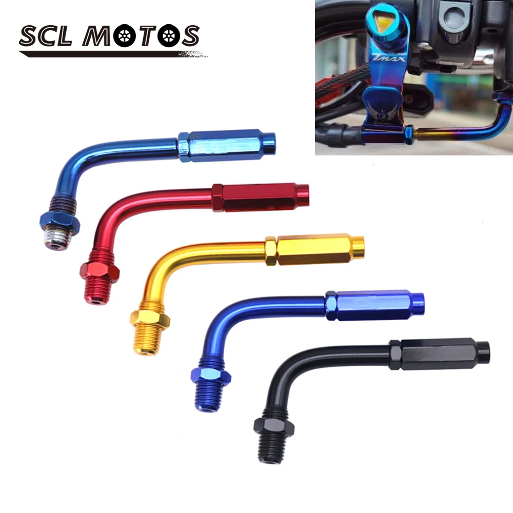 SCL MOTOS moto 90 gradi in lega di alluminio regolabile cavo acceleratore testa a vite parti moto accessori moto