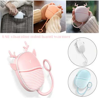 

Heater Hand Warmer USB Rechargeable Handy Warmer Heater Pocket Mini Cartoon Electric Heater Warm PI669