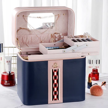 

Highend make up box toiletry bag Travel organizer makeup case Storage makeup bag Large capacity waterproof Cosmetic bag suitcase