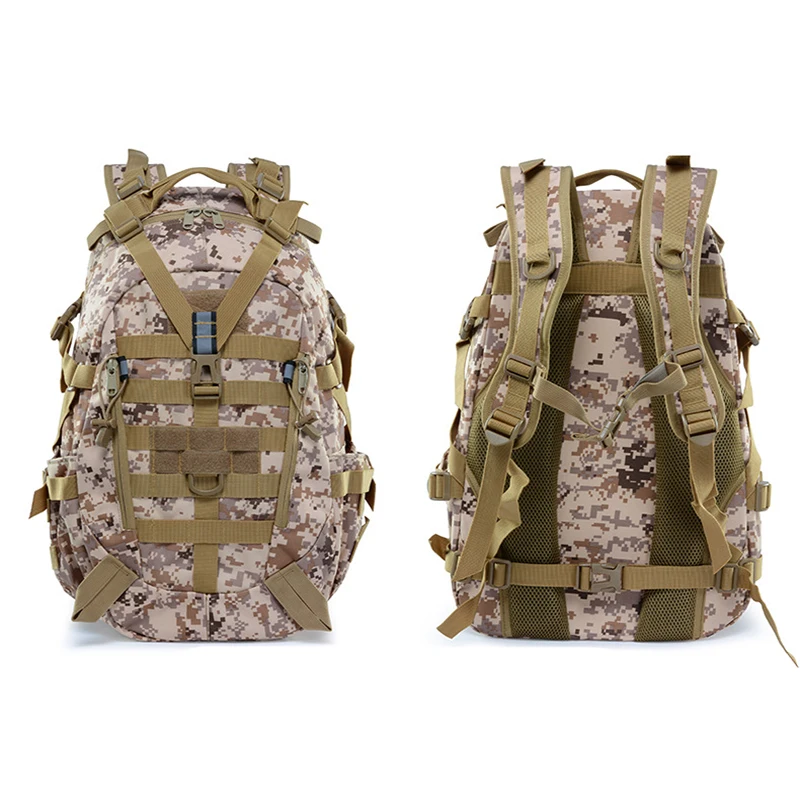 DD 25л Тактический Рюкзак Molle большой емкости военный мужской альпинистский походный рюкзак для путешествий походный Камуфляжный охотничий рюкзак - Цвет: DD