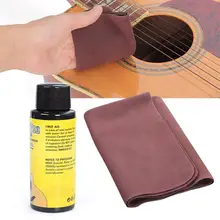 Гриф для гитары уход за лимонным маслом+ чистящая ткань набор гитарных басов инструмент для обслуживания музыкальных инструментов аксессуары