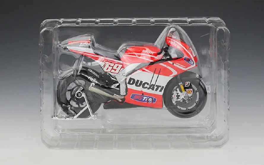 Maisto 1:10 2013 поездок на мотоцикле Ducati Desmosedici Ники Хэйден № 69 мотоцикл велосипед Модель в коробке