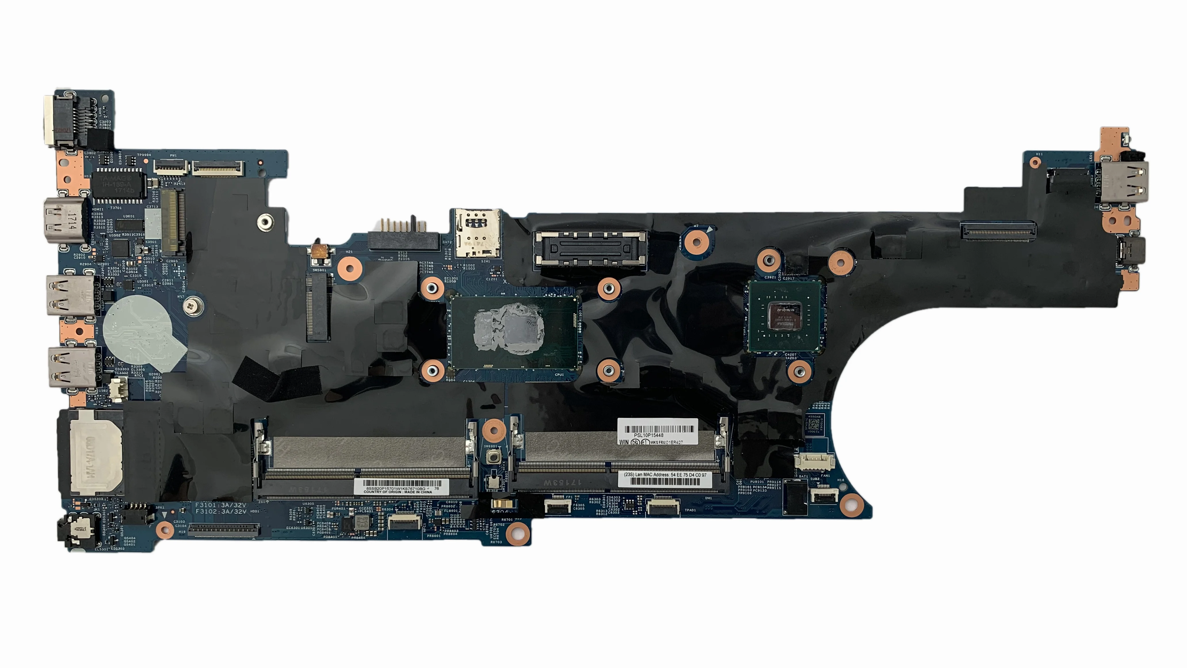 01ER427 01ER153 для lenovo Thinkpad P51s i5-7300 M520M компьютер Motherboar полностью протестирована LTS-1 MB16820-1 материнская плата
