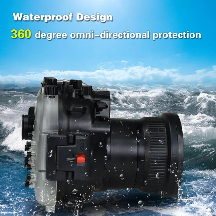 NiteScuba Дайвинг Seafrogs корпус для X-T2 18-55 мм объектив водонепроницаемый чехол для фотокамеры для подводной фотографии