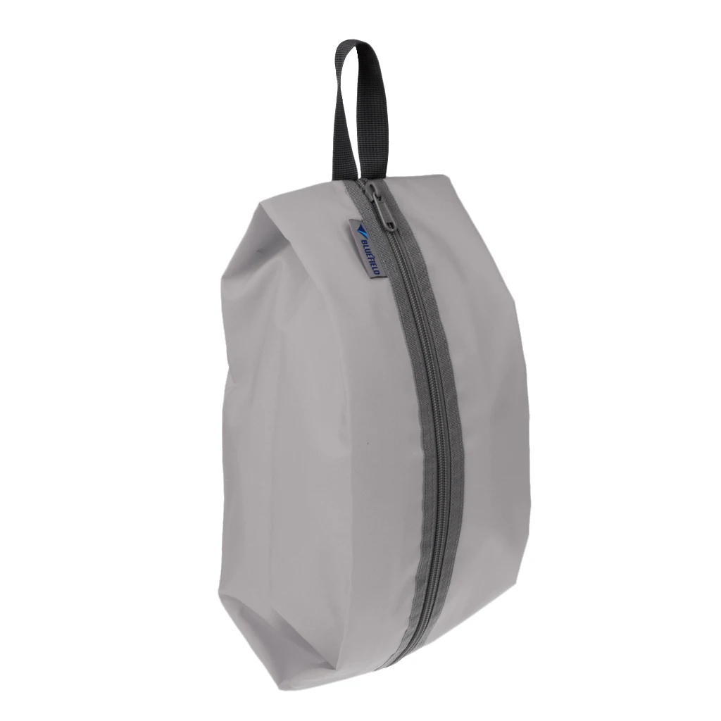 

4pcs/set Grey Travel Shoe Bags Waterproof 600D Nylon Organizer Pouch With Zipper for Men and Women