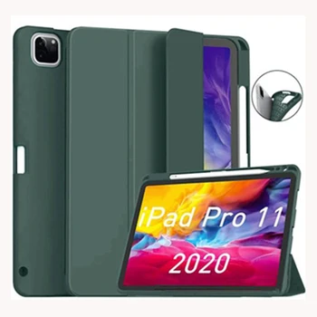 

Wireless Quick Charger Case for iPad Pro 11 2020 Magnetic Tablet TUP Trifold Folio Cover Wake Up Sleep for iPad Pro 11 Capa 2020