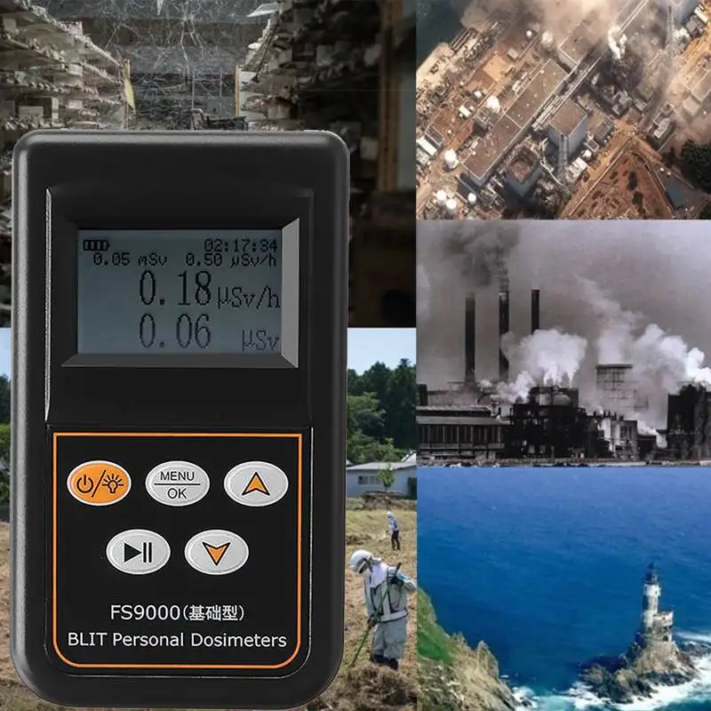

Nuclear Radiation Dosimeter Geiger Counter Detector Dosimeter Meter Beta Gamma X-ray Y-ray B-ray tube Marble Tester Alarm