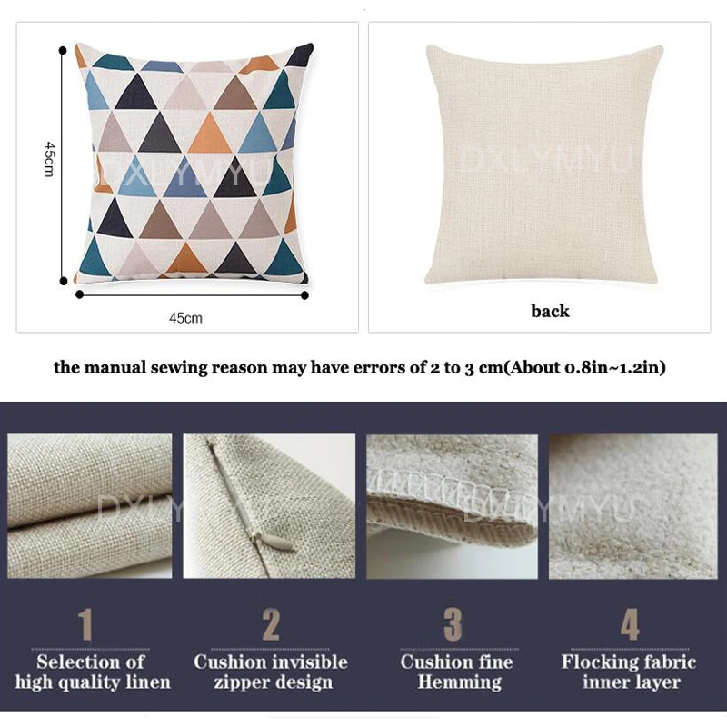 Customize Decorative Cushion Print Your Photo on Pillowcase Sofa Throw Pillows 45*45cm Wedding Gift Photo for Cushion Personalized Photo Cushion