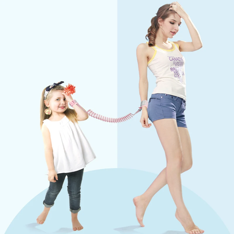 Children Baby Safety Walking Harness Anti Lost Adjustable Traction Rope Reminder Toddler Wristband Walk Assistant belt