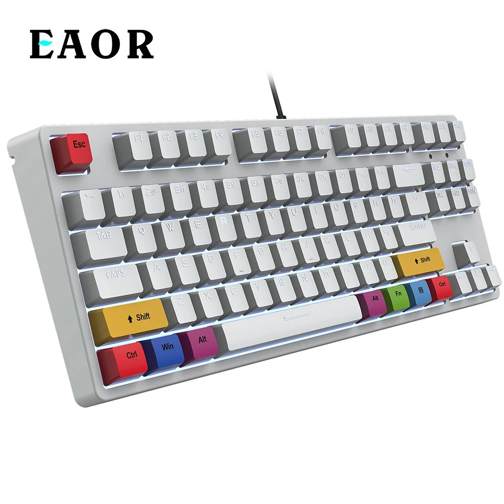 Механическая Проводная игровая клавиатура EAOR механическая мини-клавиатура с