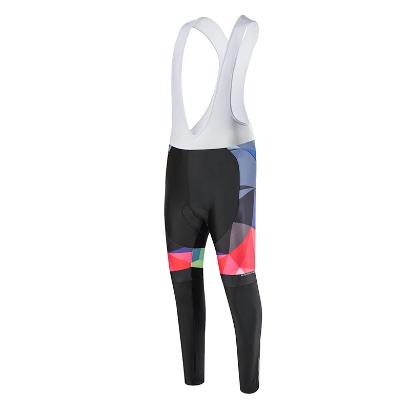 Aofly Jersey Pro Team Ropa Ciclismo Hombre набор для триатлона, велосипедная одежда для горного велосипеда, комплект с нагрудником красного и синего цвета, Лидер продаж, длинный рукав - Цвет: White strap