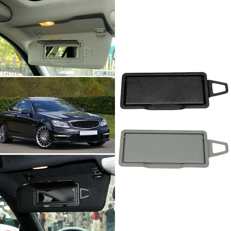 Left Right Side Sun Visor Vanity Mirror Replacement Makeup Mirror for Mercedes Benz W204 C200 GLK 300 2008
