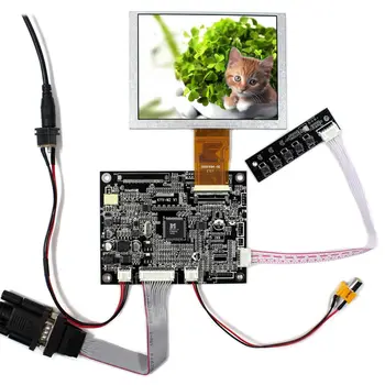 

Full tested VGA AV LCD Driver Board 5.6inch 640x480 AT056TN52 V3 4:3 LCD Panel
