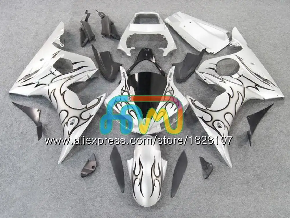 No. 24 Корпус для YAMAHA YZF600 YZF металлический ярко-красные R6 600CC YZFR6 03 04 05 51BS. 24 YZF 600 R 6 03-05 YZF-600 YZF-R6 2003 2004 2005 обтекатель - Цвет: No. 24
