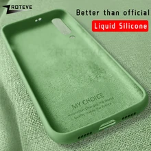 Funda de silicona líquida para Xiaomi Mi9 SE Mi8 Pro Xiomi, funda para Xiaomi Mi 9T 8 Note 10 CC9 Mi10 Pro(China)