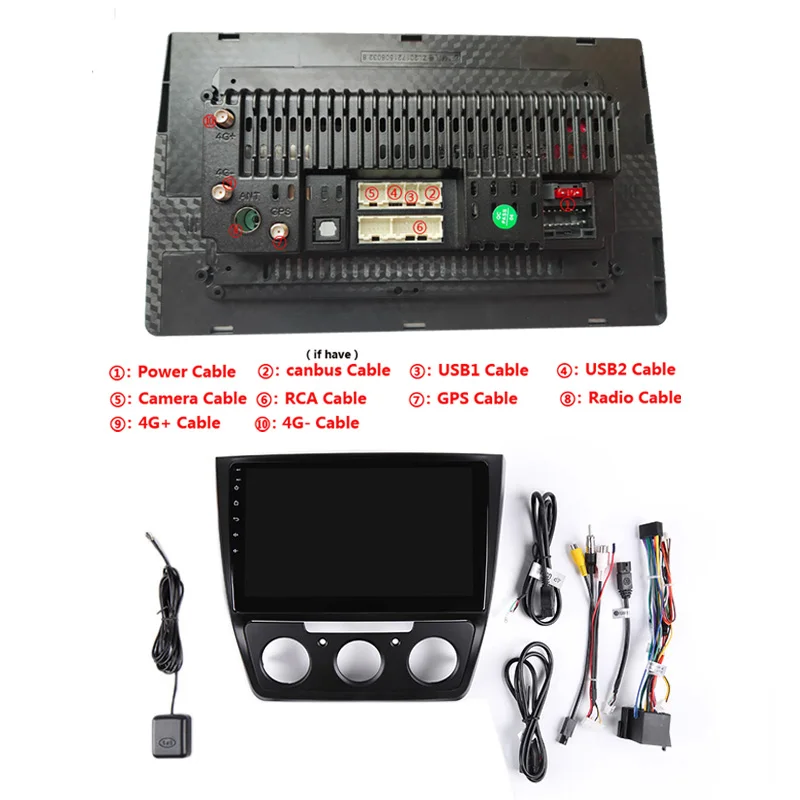 Cheap 10.1" 2G RAM 32G ROM Android Car DVD Video Player GPS For Skoda Yeti 2011-2017 audio car radio stereo navigation headunit wifi 5
