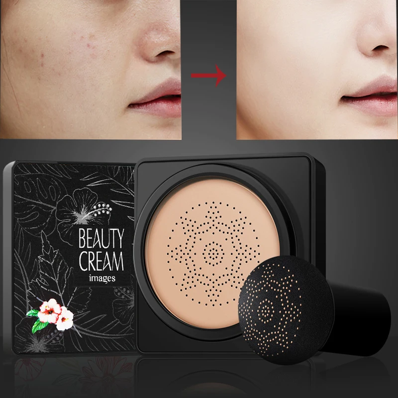 BB air cushion foundation, Грибная головка, CC крем, отбеливающий консилер, макияж, водостойкая осветляющая основа для лица, основа для макияжа