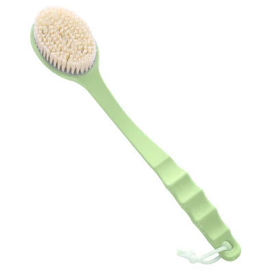 Style A Green Щетка для ванны с длинной ручкой отшелушивающая щетка для спины скруббер массажер для тела скребок для Спа Массажер аксессуары для ванной комнаты - Цвет: Style A Green