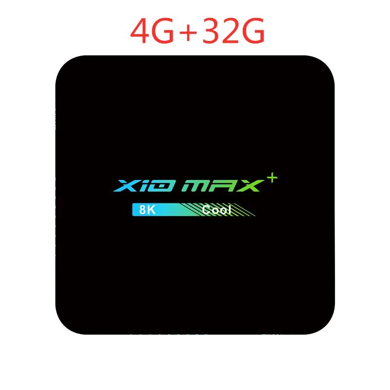 Новейший X10 MAX+ ТВ приставка Android 9,0 Amlogic S905X3 4 Гб 64 Гб ТВ приставка медиаплеер двойной WiFi Bluetooth 8K ТВ приставка - Цвет: 4G 32G