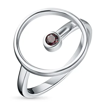 

A ring of silver with garnet e0606kts01206050