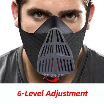 

Fitness Gym Workout Sport Mask Cycling Masks Running Cardio Training Elevation High Altitude Protective Breathing Mask 6 Levels