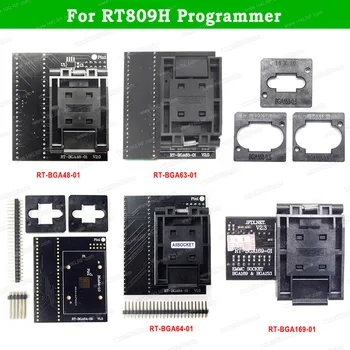 

BGA63 BGA64 BGA48 BGA169-01 Programmer Adapter Socket For RT809H EMCC Nand Flash Programmer