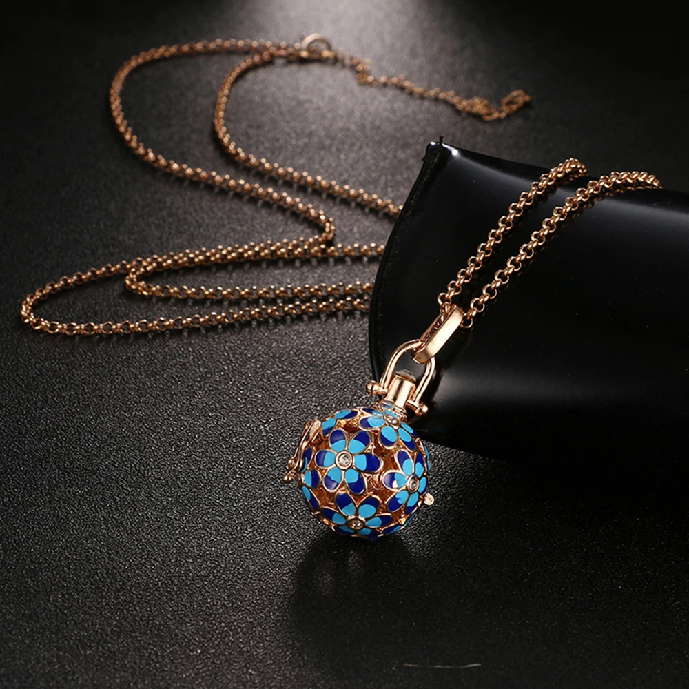 Ароматерапия диффузор Neckalce картина маслом Маргаритка цветочное Эфирное масло Арома колье аромараспылитель открытая клетка-медальон Рождественский подарок