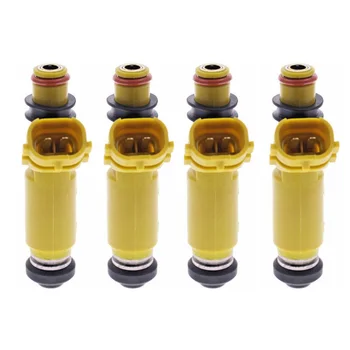 

New 4pcs Fuel Injector Fit for Mazda RX8 MX5 Yellow Denso 195500-4450