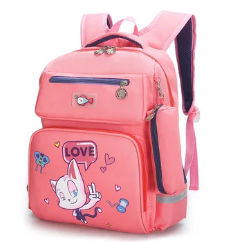 

Kids School Bags for Girls Primary School Backpack Child Bookbags Nylon Large Cute Anime Cartoon Campus Cool Bag School