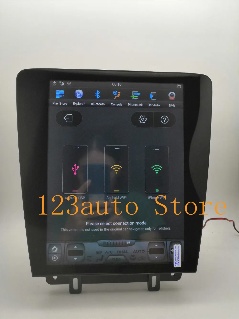 12,1 ''вертикальный Tesla стиль Android 8,1 PX6 автомобильный DVD gps навигационный плеер радио аудио для Ford Mustang 2010 2011 2012 2013