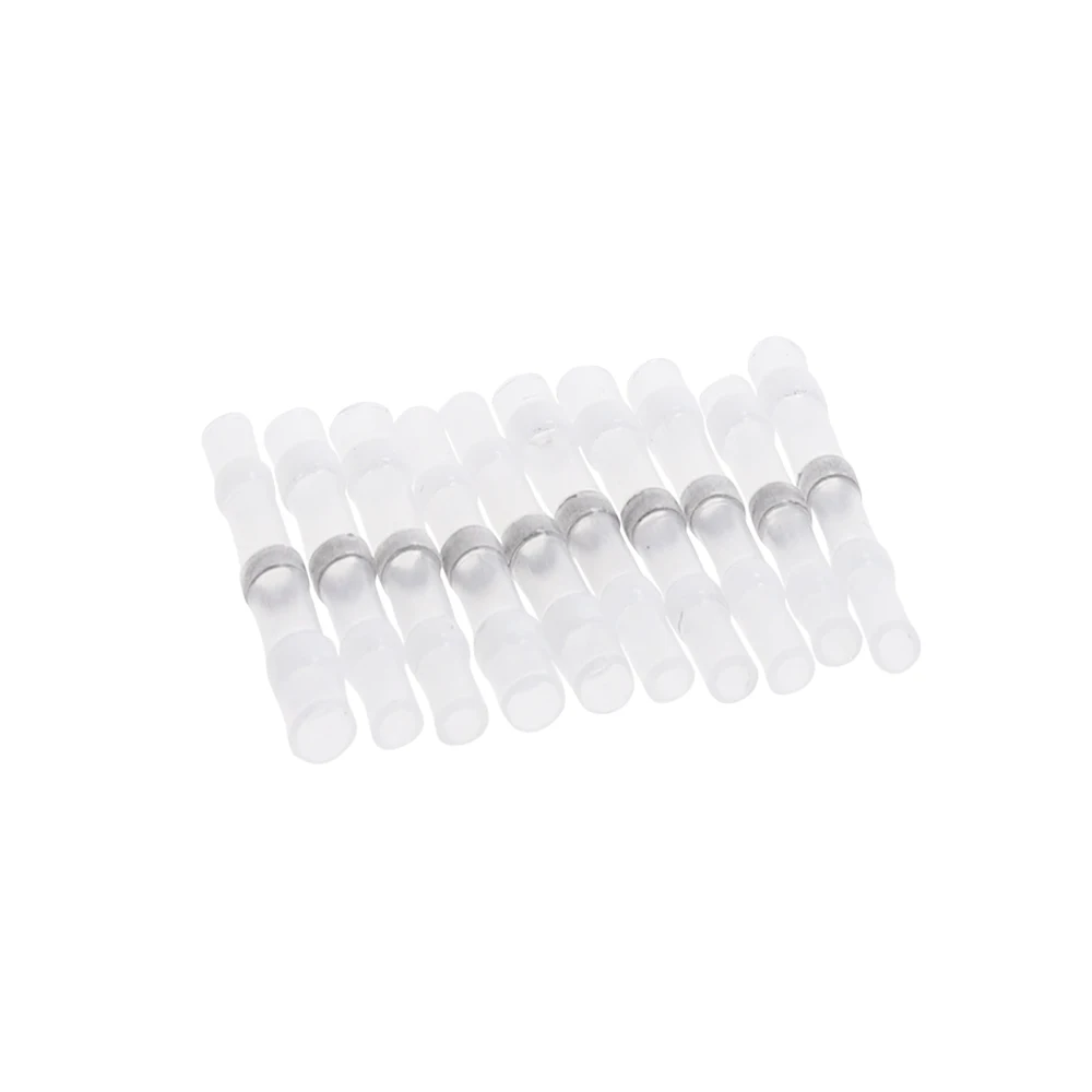 100Pcs White 50 шт. 100 шт. набор терминалов Термоусадочные Провода соединитель SST водонепроницаемый припой рукава быстро стыковые терминалы Терминатор Электрический - Цвет: 100Pcs White