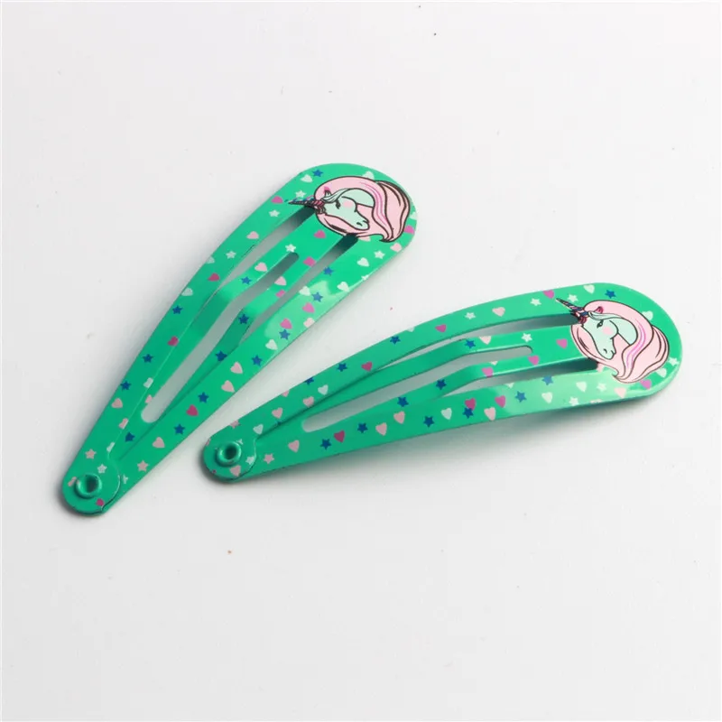 20/40 Pcs/Lot Hair Clips Candy Color Dripping Hair Clip Princess Barrette Korean Hairclip Cartoon Headdress Hairpins for Girls