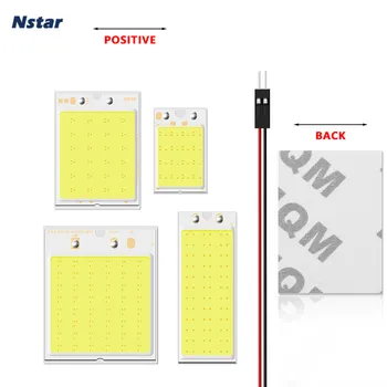 

Nstar 1pc W5W C5W T10 Car LED White Light 48 Chips COB Lamp Auto Trunk Head Interior Lamp Car Accessories 010