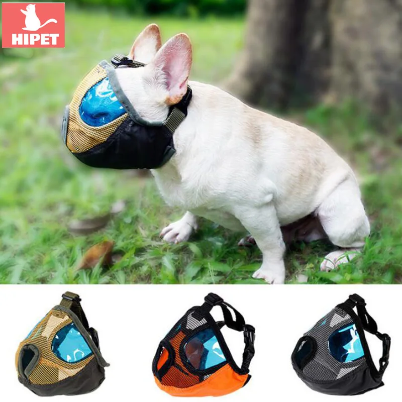 

Funny Pet Dog Muzzle Mask Breathable Adjustable Anti Biting Barking Dog Mouth Mask Small Dogs Puppy Pitbull Muzzle
