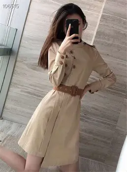 

2020 High Quality Women Dresses Luxury Fashion Designer Irregular Button Slimming Dress