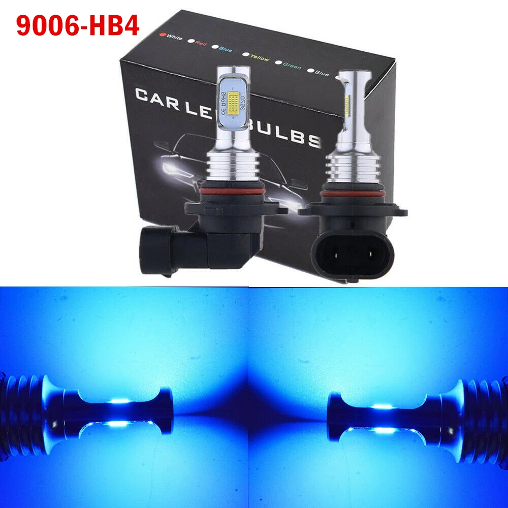 2 шт./компл. 9006 HB4 светодиодный Противотуманные фары ламп Conversion Kit Canbus 8000 К Ice Blue 35 Вт