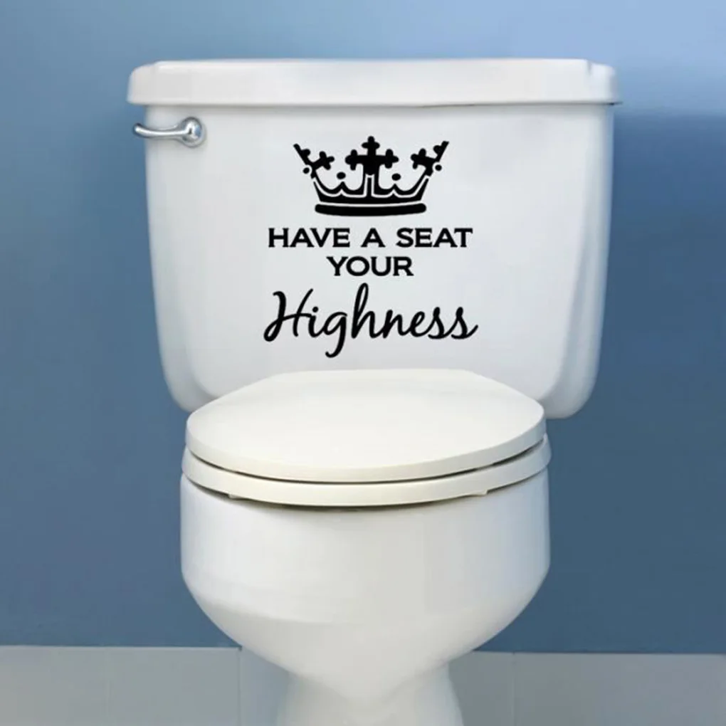 Настенная Наклейка s съемный настенный плакат из ПВХ фотоэлемент унитаз забавная