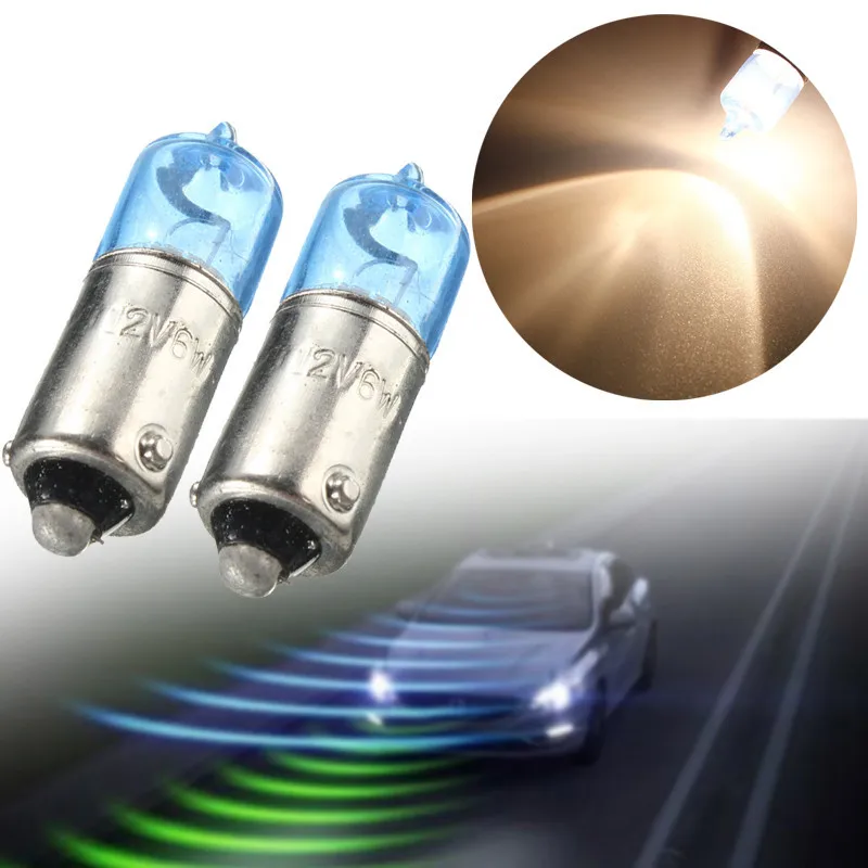 2 Pcs 6W BAX9S H6W  ȭƮ 5000K ڵ ڵ ũ ̵ Ʈ  ȸ ȣ   ڵ  DC12V ڵ Ÿϸ