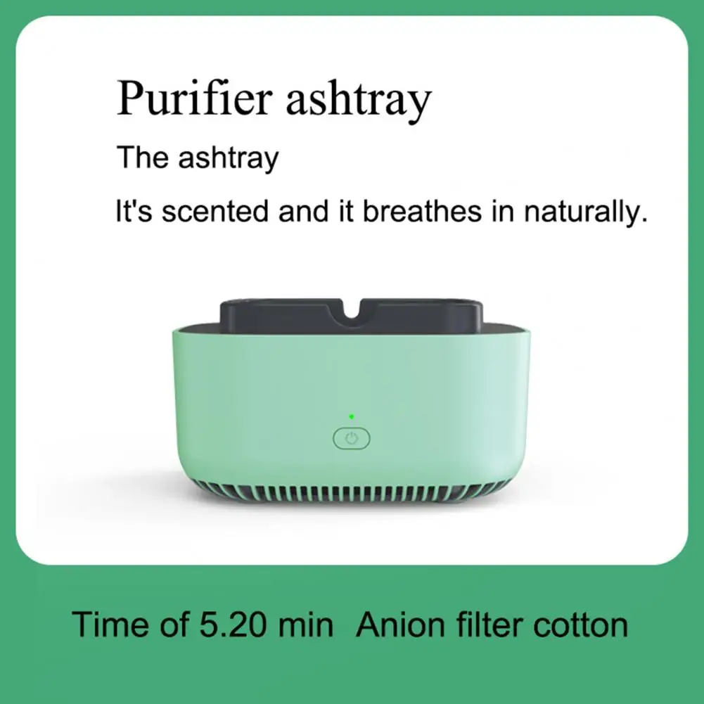 Purificateur d'air Cendrier, Cendrier sans fumée multifonction,  Purificateur d'air Cendrier sans fumée 360 degrés Aspiration silencieuse  pour Home Office Car Cigarette Smoker