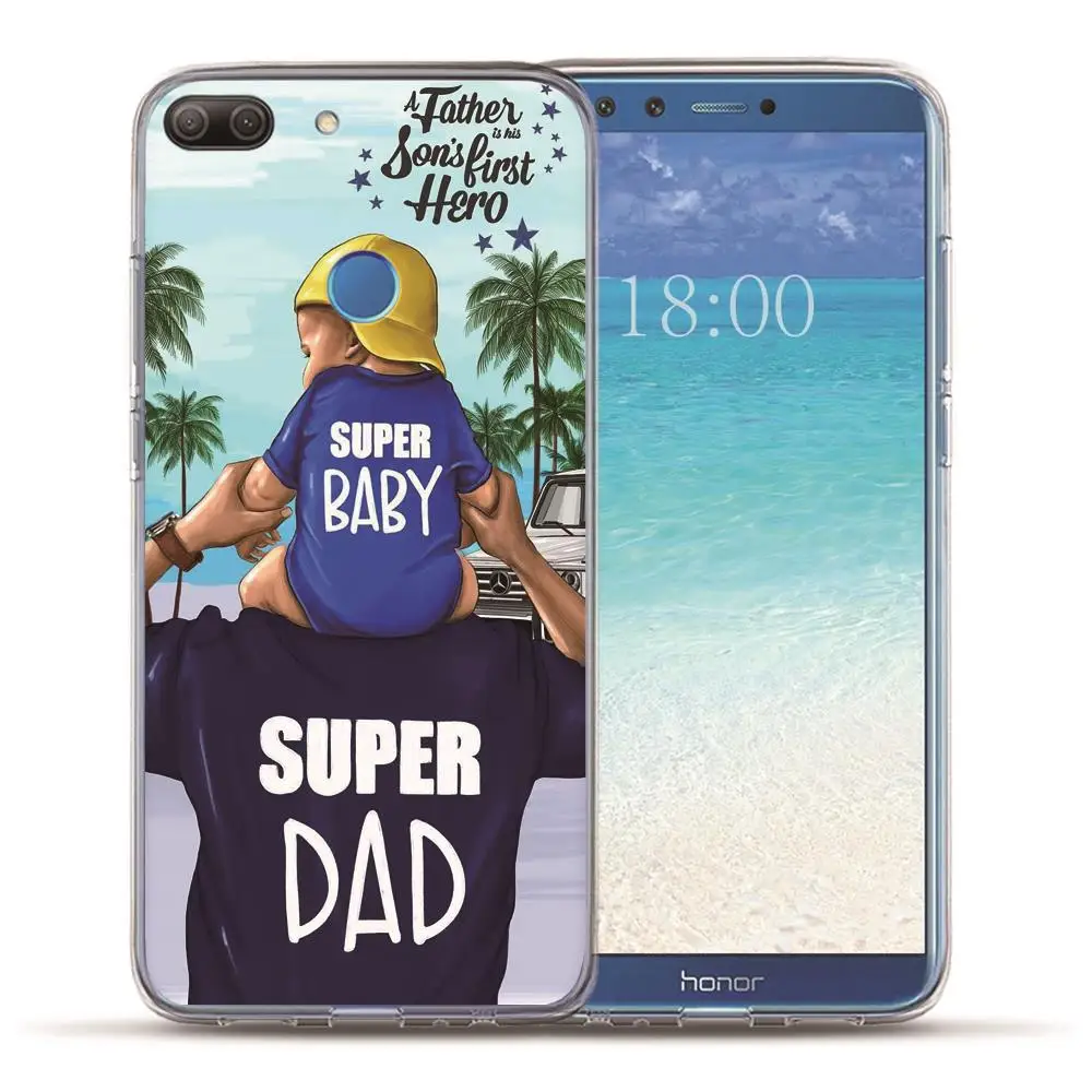 Модный чехол для телефона для мамы и папы для Huawei Honor 9 9 Lite 9i 9X 9X Pro 10 10i 10lite 20 20 lite Funda Etui