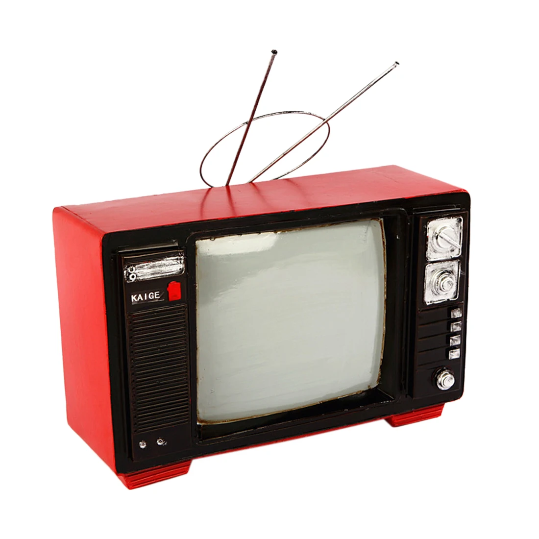 

38 X 20 X 48cm Creative Retro Model Simulation TV Ornaments For Home Decor Christmas Home Bedroom Decoration Accessories - Black